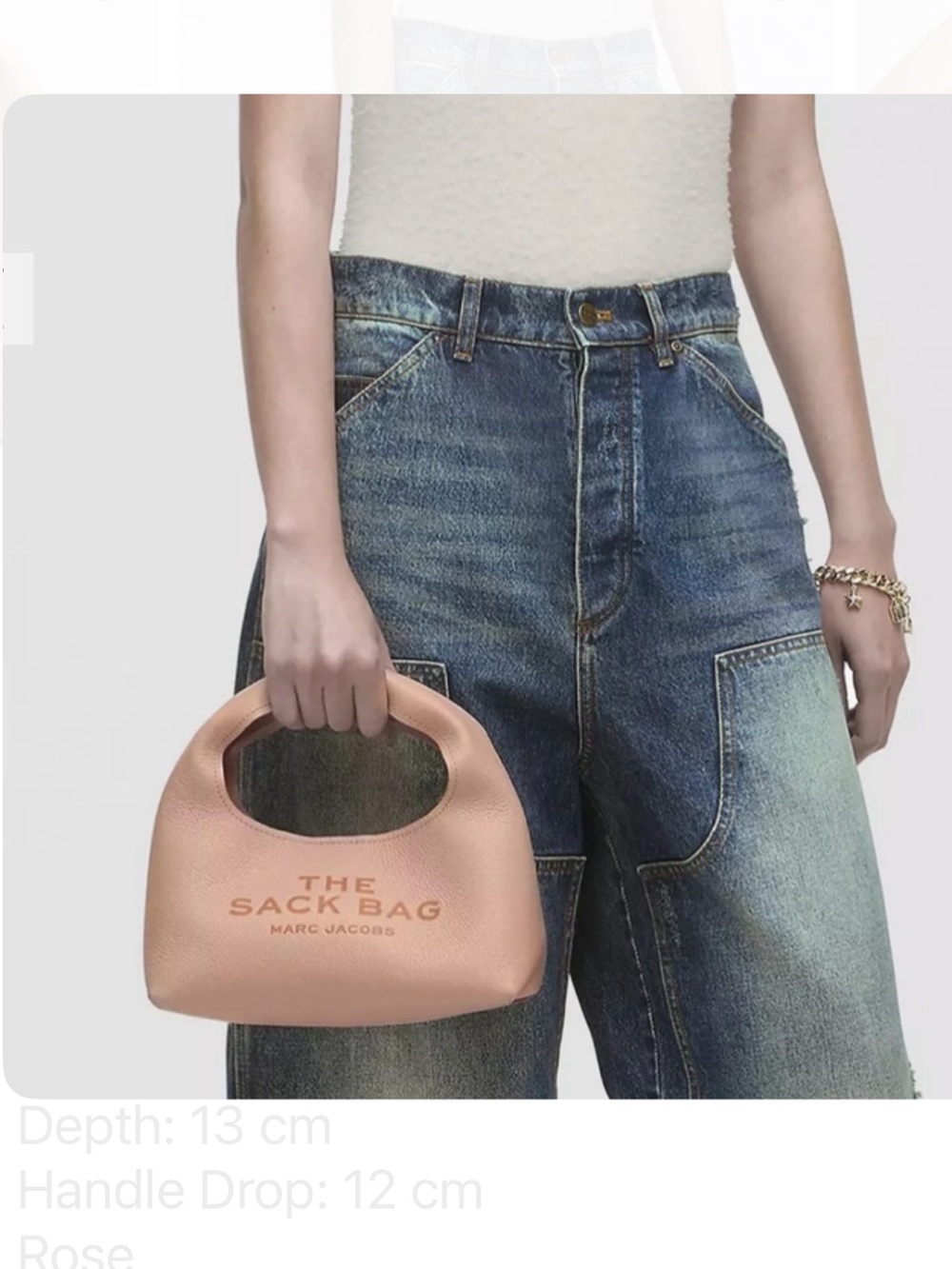 Marc Jacobs
The Mini Sack Leather Handbag